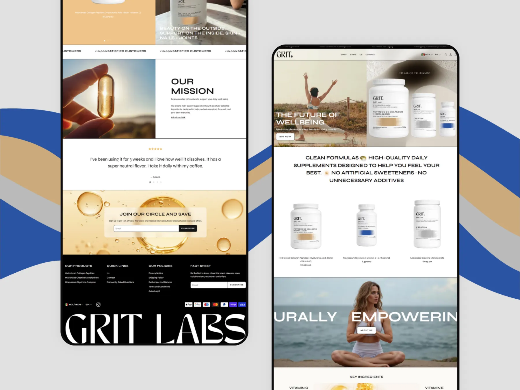 Grit store — homepage screenshot 6