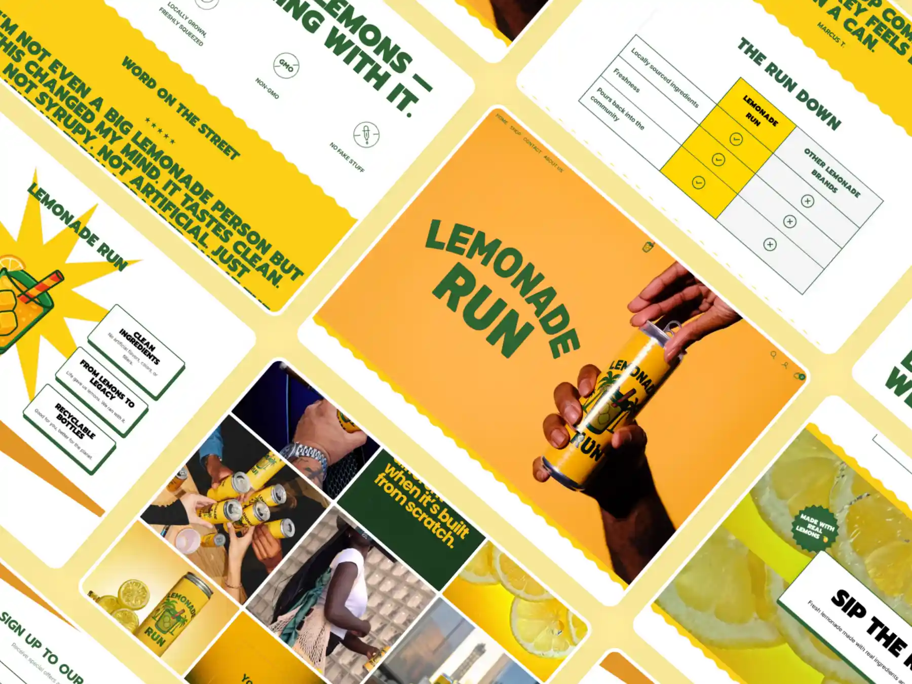 Lemonade Run store — homepage screenshot 3